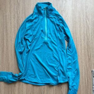 Old Navy Teal Quarter-Zip Active Pullover